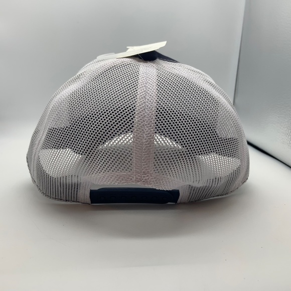 Bass Pro Shop American Flag Fishing Meshback Snapback in Navy/White - Picture 3 of 15